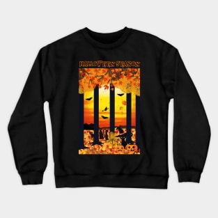 Halloween Season Happy Halloween Crewneck Sweatshirt